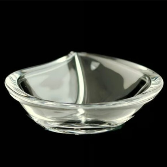 Orrefors Skai Crystal Drop Bowl by Martti Rytkonen - Picture 5 of 6